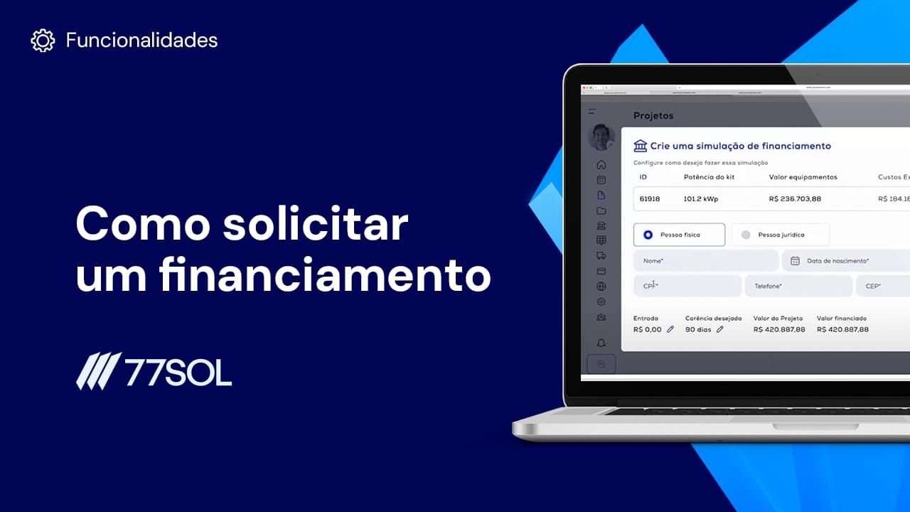 Como simular um financiamento por projeto